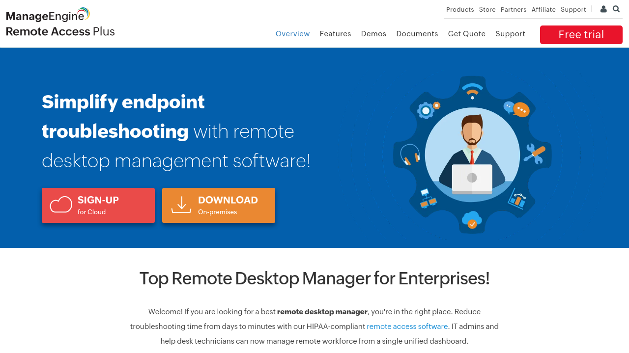 ManageEngine Remote Access Plus